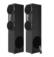 Ginzzu GM-325, Акустическая система 2.0, 2x60W/BT/USB/SD/FM/AUX/ДУ