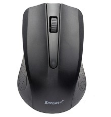 Exegate EX279045RUS Беспроводная мышь ExeGate SR-9023 <black, optical, 3btn/scroll, 1200dpi, USB> Color box