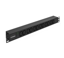 Exegate EX280865RUS Блок розеток ExeGate ServerPro PDU-19H007 Al-12C13-C20, 19