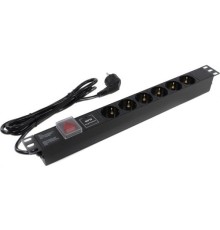 Exegate EX280833RUS Блок розеток ExeGate ServerPro PDU-19H608 Al-6S-EU2-SW-SPD1, 19