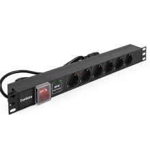 Exegate EX280834RUS Блок розеток ExeGate ServerPro PDU-19H609 Al-6S-C14-2, 19