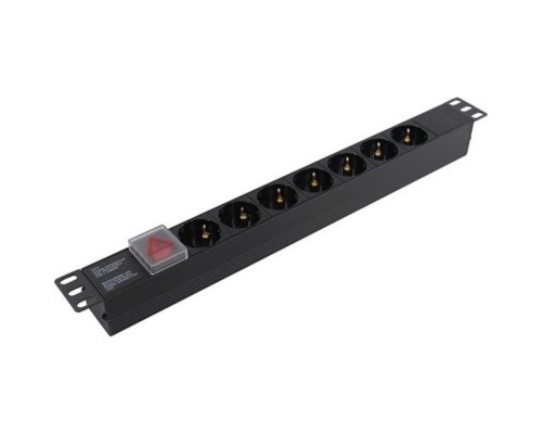 [аксессуары к монтажным шкафам] Exegate EX280838RUS Блок розеток ExeGate ServerPro PDU-19H703 Al-7S-C20-SW, 19