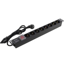 Exegate EX280841RUS Блок розеток ExeGate ServerPro PDU-19H802 Al-8S-EU1.8-SW, 19