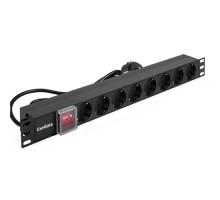 Exegate EX280844RUS Блок розеток ExeGate ServerPro PDU-19H805 Al-8S-EU3-SW, 19