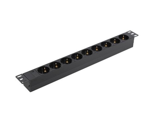 [аксессуары к монтажным шкафам] Exegate EX280847RUS Блок розеток ExeGate ServerPro PDU-19H901 Al-9S-C14, 19