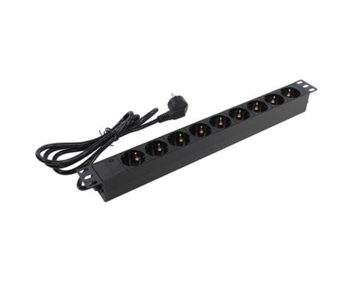 [аксессуары к монтажным шкафам] Exegate EX280848RUS Блок розеток ExeGate ServerPro PDU-19H902 Al-9S-EU1.8, 19