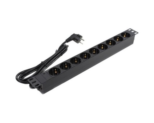 [аксессуары к монтажным шкафам] Exegate EX280849RUS Блок розеток ExeGate ServerPro PDU-19H903 Al-9S-EU2, 19