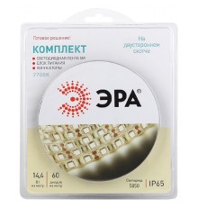 Эра Б0043069 Комплект одноцветной светодиодной ленты 5050kit-14,4-60-12-IP65-2700-5m