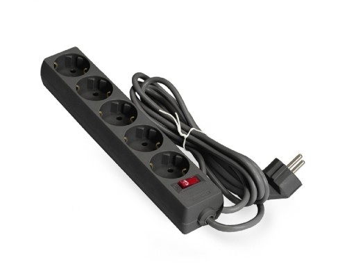 [Сетевой фильтр] Exegate EX279179RUS Сетевой фильтр ExeGate SP-5-7B (5 розеток, 7м, евровилка, черный)