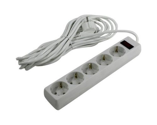 [Сетевой фильтр] Exegate EX279180RUS Сетевой фильтр ExeGate SP-5-7W (5 розеток, 7м, евровилка, белый)
