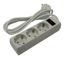 Exegate EX279346RUS Удлинитель ExeGate EC-3-1.8W (3 розетки, 1.8м, евровилка, белый)