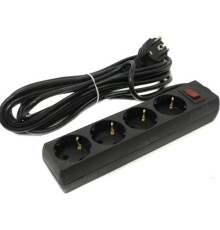 Exegate EX279398RUS Удлинитель ExeGate EC-4-5B (4 розетки, 5м, евровилка, черный)