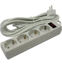 Exegate EX279401RUS Удлинитель ExeGate EC-4-5W (4 розетки, 5м, евровилка, белый)