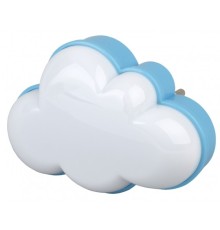 ЭРА Б0019097 Ночник - светильник светодиодный NN-605-LS-W в розетку с датчиком освещенности белый