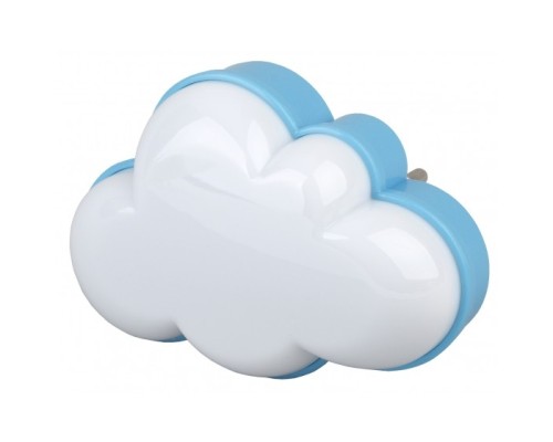 [светильники] ЭРА Б0019097 Ночник - светильник светодиодный NN-605-LS-W в розетку с датчиком освещенности белый