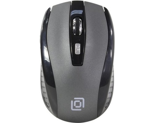 [Мышь] Oklick 635MB черный/серый оптическая (1600dpi) беспроводная BT (5but) [489350]