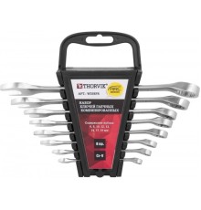 Thorvik W3S8PR Набор ключей гаечных комбинированных серии ARC на держателе, 6-19 мм, 8 предметов