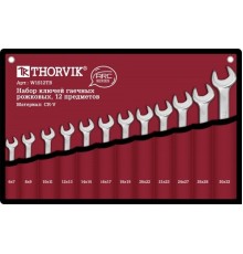 Thorvik W1S12TB Набор ключей гаечных рожковых серии ARC в сумке, 6-32 мм, 12 предметов
