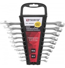 Thorvik W3S10PR Набор ключей гаечных комбинированных серии ARC на держателе, 6-19 мм, 10 предметов