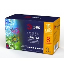 ЭРА Б0041896 ENIN-3Z Гирлянда LED Нить Цветы 3 м мультиколор, 220V, IP20 