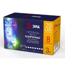 ЭРА Б0041898 ENIN-3K Гирлянда LED Нить Короны 3 м мультиколор, 220V, IP20 
