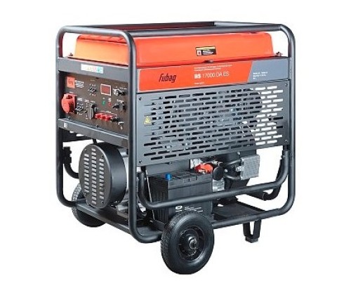 [Генераторы, Блоки автоматики] FUBAG BS 17000 DA ES [641058] Электростанция бензиновая с электростартером и коннектором автоматики {трехфазный генератор повышенной мощности с электростартером}