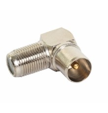 PROconnect (05-4311-4-7) Переходник  гнездо F - штекер TV, угловой (1шт)