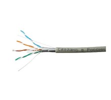 SkyNet Кабель FTP indoor 4x2x0,51, медный, FLUKE TEST, кат.5e, однож., 100 м, box, серый [CSP-FTP-4-CU/100]