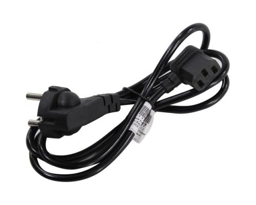 [кабели] Exegate EX273393RUS Кабель питания ExeGate PC-1,2 OfficePC 450W (Евровилка Schuko ->С13 угловой) VDE-250V черный, 1.2м