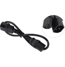 Exegate EP280619RUS Кабель монитор - компьютер (UPS->устройство) ExeGate Power EC-0,5P (IEC 320 С13->С14) VDE-250V-3*0.5mm2-медь, черный, 0.5м.