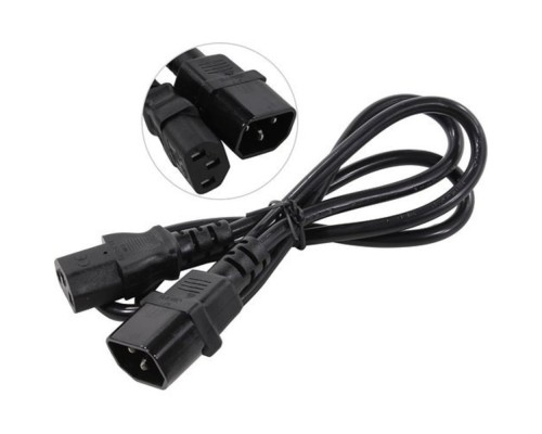 [кабели] Exegate EP280622RUS Кабель монитор - компьютер (UPS->устройство) ExeGate Power EC-1P (IEC 320 С13->С14) VDE-250V-3*0.75mm2, медь, черный,1.0м.