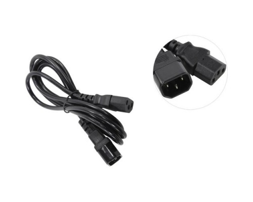 [кабели] Exegate EP280624RUS Кабель монитор - компьютер (UPS->устройство) ExeGate Power EC-1,8P (IEC 320 С13->С14) VDE-250V-3*0.5mm2, медь, черный, 1.8м.