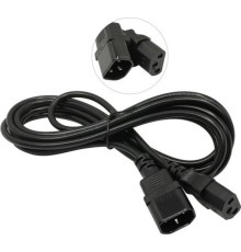 Exegate EP280627RUS Кабель монитор - компьютер (UPS->устройство) ExeGate Power EC-3P (IEC 320 С13->С14) VDE-250V-3*0.5 mm2, медь, черный, 3м.