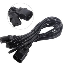 Exegate EP280628RUS Кабель монитор - компьютер (UPS->устройство) ExeGate Power EC-3P (IEC 320 С13->С14) VDE-250V-3*0.75mm2, медь, черный, 3м.