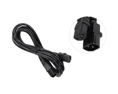 [кабели] Exegate EP280630RUS Кабель монитор - компьютер (UPS->устройство) ExeGate Power EC-5P (IEC 320 С13->С14) VDE-250V-3*0.5 mm2, медь, черный, 5м.