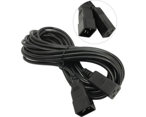 [кабели] Exegate EP280639RUS Кабель питания (UPS) ExeGate Power EC20-10P (IEC 320 С19->С20) VDE-250V-3*1.5mm2, медь, 16А, черный, 10м.