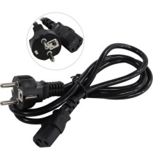 Exegate EP280643RUS Кабель питания ExeGate Power PC-1,5P (Евровилка Schuko->С13) VDE-250V-3*0.75mm2, медь, черный, 1.5м.