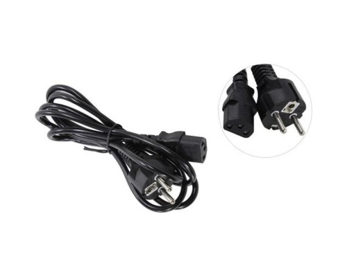 [кабели] Exegate EP280645RUS Кабель питания ExeGate Power PC-1,8P (Евровилка Schuko->С13) VDE-250V-3*0.5mm2, медь, черный, 1.8м.