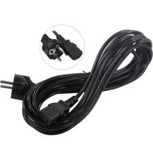 Exegate EP280653RUS Кабель питания ExeGate Power PC-5P (Евровилка Schuko->С13) VDE-250V-3*0.5mm2, медь, черный, 5м.