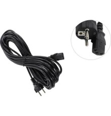 Exegate EP280656RUS Кабель питания ExeGate Power PC-10P (Евровилка Schuko->С13) VDE-250V-3*0.75mm2, медь, черный, 10м.