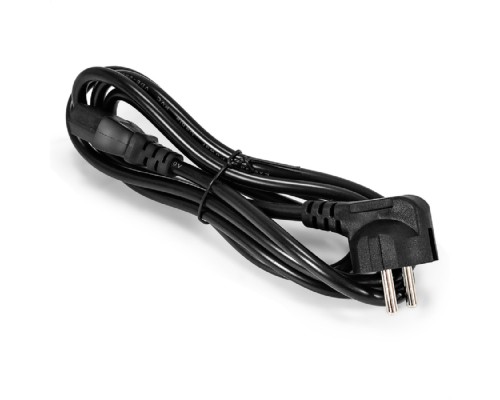 [кабели] Exegate EP280660RUS Кабель питания ExeGate Power PC-1,8P (Евровилка угловая Schuko->С13) VDE-250V-3*0.75mm2, медь, черный, 1.8м.