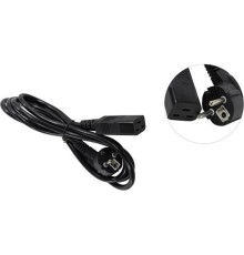 Exegate EP280669RUS Кабель питания ExeGate Power PC19-1,8P (Евровилка Schuko->С19) VDE-250V-3*1.5mm2, медь, черный, 16А, 1.8м.