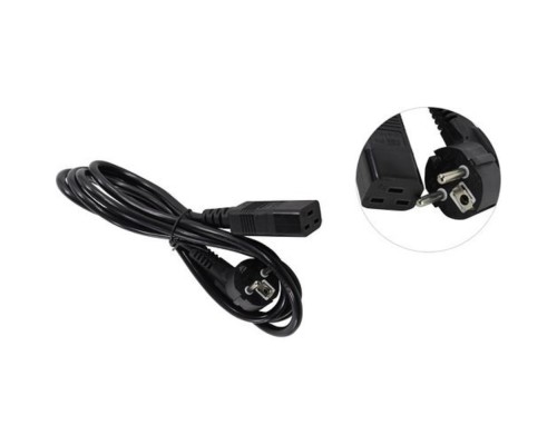 [кабели] Exegate EP280669RUS Кабель питания ExeGate Power PC19-1,8P (Евровилка Schuko->С19) VDE-250V-3*1.5mm2, медь, черный, 16А, 1.8м.