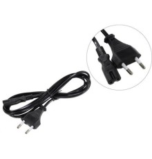 Exegate EP280676RUS Кабель питания ноутбуков, аудио/видео ExeGate Power PCN-1,8P (Евровилка CEE7/16->С7) VDE-250V-2*0.5mm2, медь, черный, 1.8м.