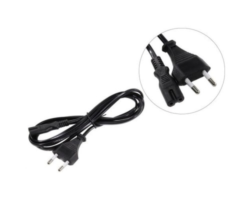 [кабели] Exegate EP280676RUS Кабель питания ноутбуков, аудио/видео ExeGate Power PCN-1,8P (Евровилка CEE7/16->С7) VDE-250V-2*0.5mm2, медь, черный, 1.8м.