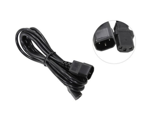 [кабели] Exegate ES280989RUS Кабель монитор - компьютер (UPS->устройство) ExeGate Special EC-3S (IEC 320 С13->С14) 3*0.5mm2, CCA, черный, 3м.