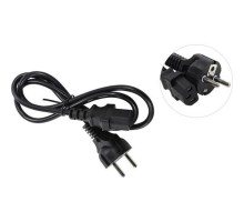 Exegate ES280992RUS Кабель питания ExeGate Special PC-1S (Евровилка Schuko->С13) 3*0.5mm2, CCA, черный, 1.0м.