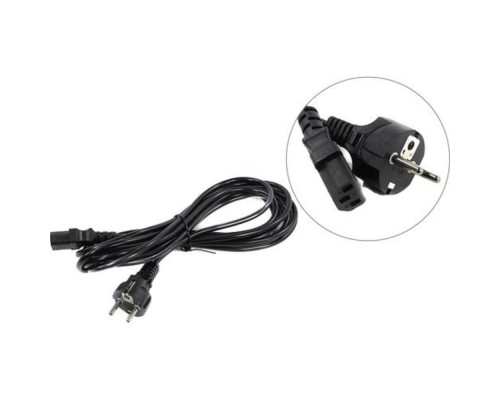 [кабели] Exegate ES280997RUS Кабель питания ExeGate Special PC-5S (Евровилка Schuko->С13) 3*0.5mm2, CCA, черный, 5м.