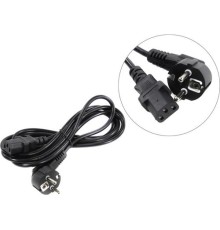 Exegate ES281000RUS Кабель питания ExeGate Special PC-3S (Евровилка угловая Schuko->С13) 3*0.5mm2, CCA, черный, 3м.