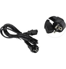 Exegate EP280661RUS Кабель питания ExeGate Power PC-3P (Евровилка угловая Schuko->С13) VDE-250V-3*0.5mm2, медь, черный, 3м.